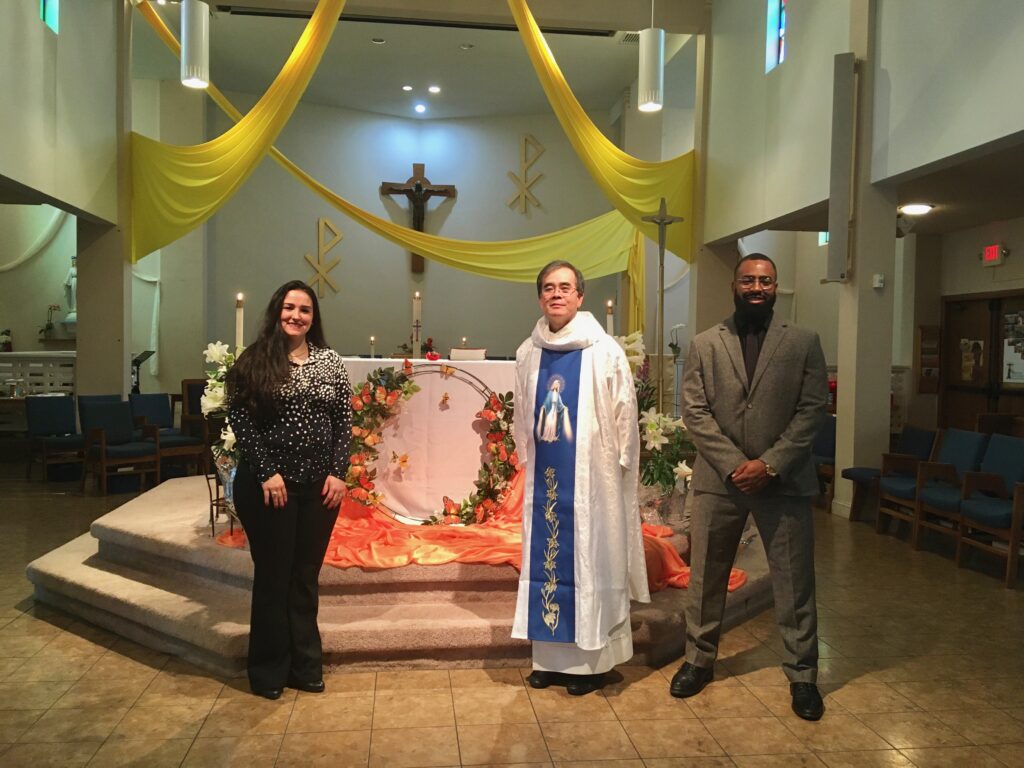 April 17 Lais and Olisted are baptized, confirmed and receive communion